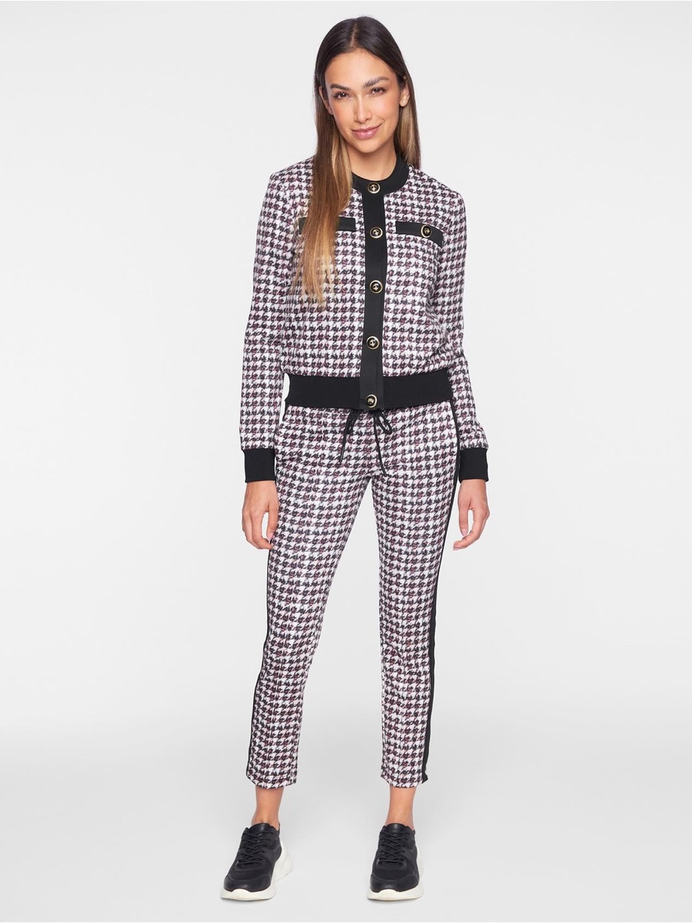 PAM & GELA Houndstooth Track Pants